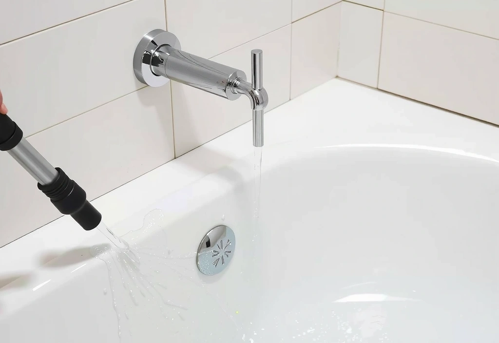 Detailed deep cleaning of a bathroom